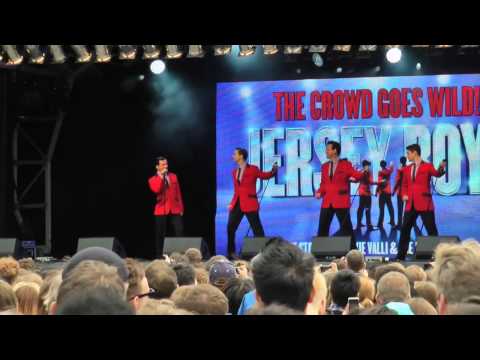 WEST END LIVE 2013  JERSEY BOYS 'THE CROWD GOES WILD!'  SATURDAY 22 JUNE 2013.  HD