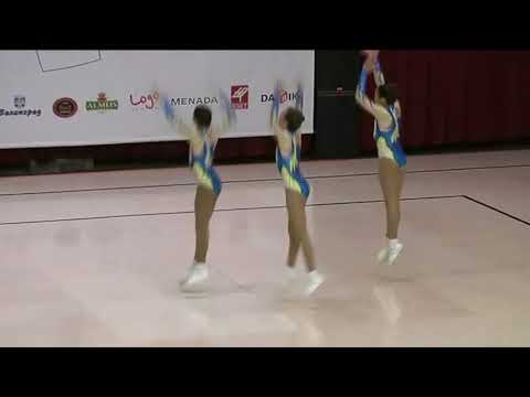 GREECE ND TRIO (GRE) AEROBIC GYMNASTIC OPEN CUP BOROVETS 2014