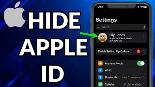 How To Hide Apple ID On iPhone
