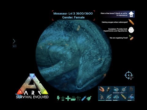 Mosasaurus Solo Tame ARK Mobile