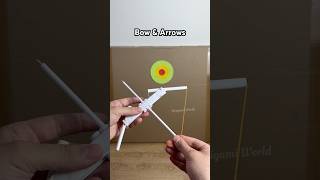 DIY SHOOTING BOW AND ARROW FROM PAPER | ORIGAMI WORKING BOW EASY TUTORIAL STEP BY STEP