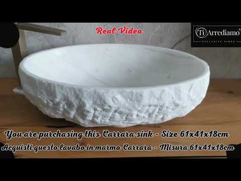 %lavabo da appoggio da bagno o cucina in marmo pietra o granito%