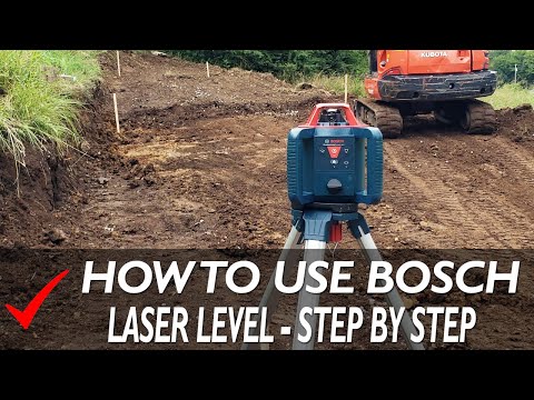 How to use Bosch Laser Level for Beginners - Step by Step