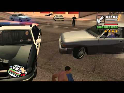 GTA San Andreas Funny Helicopter Glitch - PC Gameplay