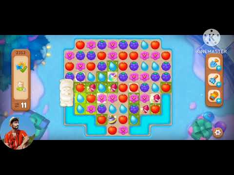 Gardenscapes Level 2352 With No Boosters - Hard Level ! Gardenscapes gameplay level 2352