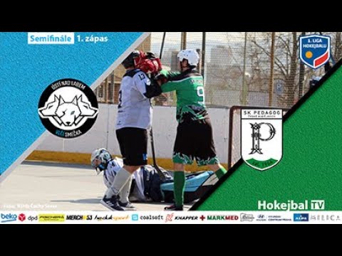 Highlights Play-off 1. Ligy hokejbalu - Vlčí Smečka Ústí nad Labem vs. SK Pedagog České Budějovice
