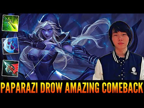 👉PAPARAZI Drow Ranger And SOMNUS Gyrocopter Incredible Comeback Vs Hard Counters - Dota 2 Highlights