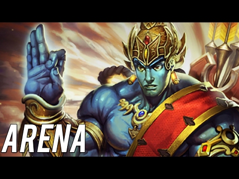 SMITE | RAMA GAMEPLAY | ARENA | DAMAGE BUILD w/ ATTACK SPEED