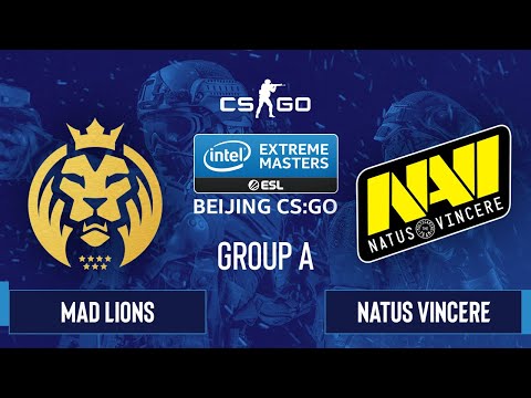 CS:GO - Natus Vincere vs. MAD Lions [Train] Map 2 - IEM Beijing 2020 Online - Group A - EU