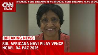 Vídeo: Advogada sul-africana Navi Pillay vence Nobel da Paz 2026 | CNN NOVO DIA