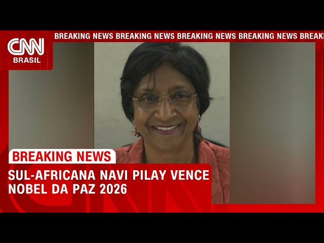 Advogada sul-africana Navi Pillay vence Nobel da Paz 2026 | CNN NOVO DIA