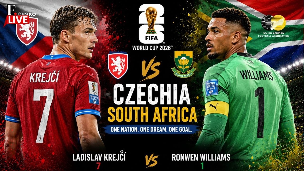 🔴 FIFA World Cup 2026 LIVE: Czech Republic vs South Africa | Ladislav Krejčí | Ronwen Williams
