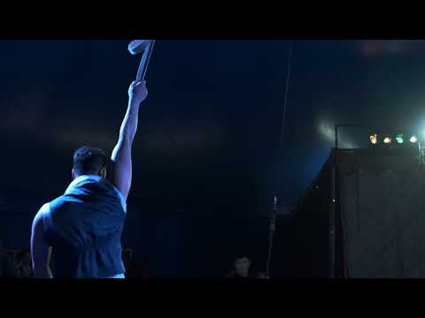 Aerial Straps (loops) work in big top Circus
