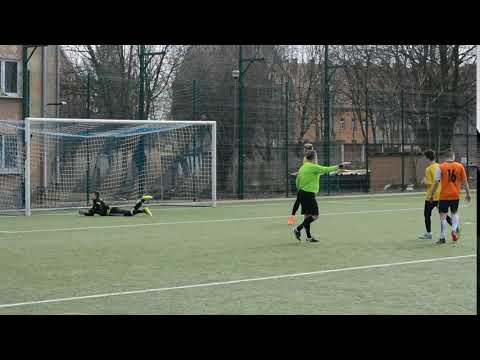 (11.03.2018) Sparing: Górnik II Złotoryja - Kuźnia II Jawor 1:3 - Gol na 0:1 Kewina Klasy