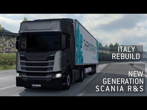 ETS2 1.30 - New Generation Scania R - Italy Rebuild - First Drive - Realistic Graphics - ReShade