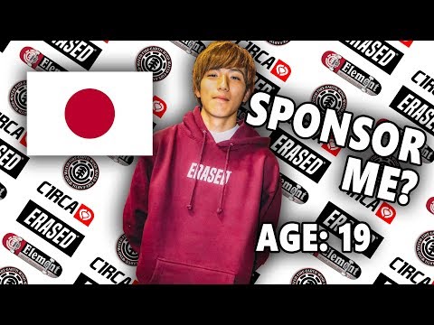 SPONSORING ONE OF JAPANS BEST SKATERS