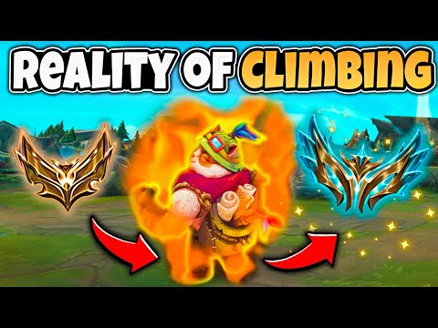 Rank 1 Teemo Shows You The Reality of Climbing In Gold