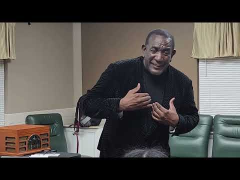 Bishop James Bolton singing his song, "Break Me"