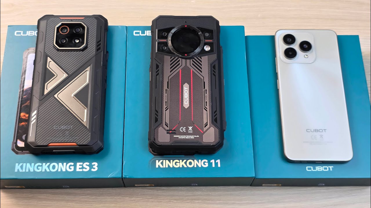 3 CUBOT: KINGKONG ES 3, KINGKONG 11 И A40 - КРАТКИЙ ОБЗОР БЮДЖЕТНЫХ ТЕЛЕФОНОВ!
