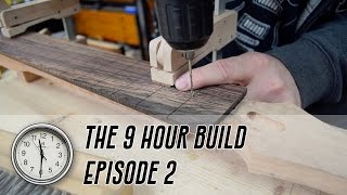 The 9 Hour Build - Ep.2: Refining the Neck and Attaching the Fingerboard