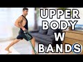 Felsőtest Edzés Gumival 20 Min Upper Body Workout W Bands
