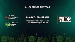 Bharath Bejjarapu Wins AI Leader of the Year | Outlook Business Spotlight Achiev