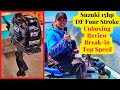 Video Thumbnail for 2021-26 Suzuki 15 hp DF Four Stroke Outboard Motor Unboxing Review Break-in & Top Speed on 14ft Boat