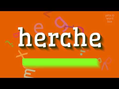 How to say "herche"! (High Quality Voices)