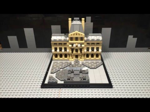 Vidéo LEGO Architecture 21024 : Le Louvre (Paris, France)