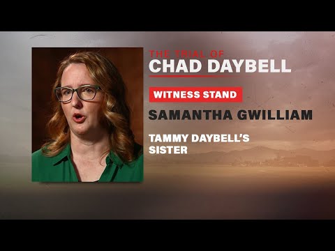 FULL TESTIMONY: Samantha Gwilliam, Tammy Daybell's sister, testifies in Chad Daybell trial