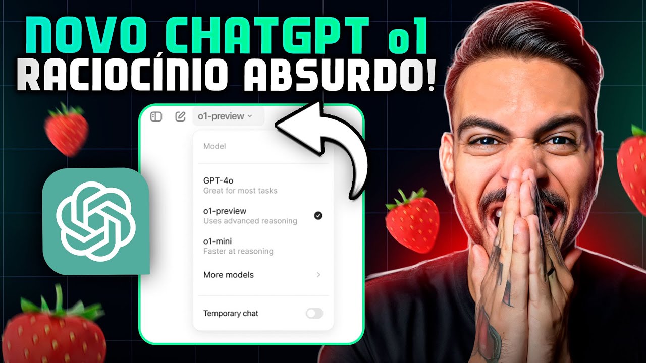 OpenAI LANÇA NOVO CHATGPT o1 (Strawberry) 🍓