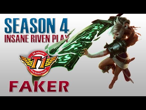 SKT T1 Faker - Insane Riven Play