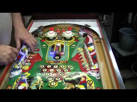 #222 Gottlieb's PINBALL POOL Pinball Machine with a neat drop target feature! TNT Amusements