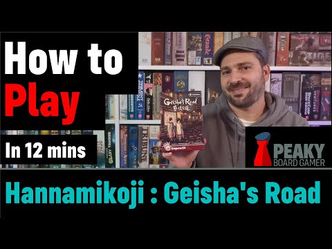 How to play Hannamikoji: Geisha's Road board game - Full teach + Visuals - Peaky Boardgamer