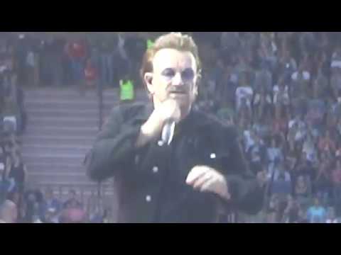 U2, "Sunday bloody sunday", Stade Roi Baudouin, Brussel, 01-08-2017