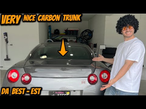 Best GTR Carbon Fiber Trunk | Install
