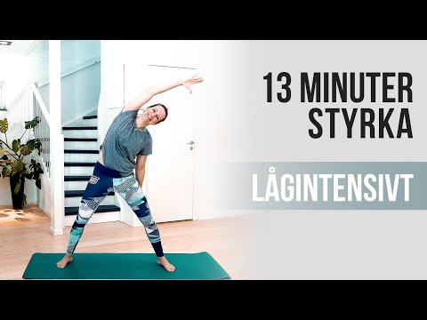 13 MINUTER lågintensivt styrkepass för dig som vill träna lite lugnare