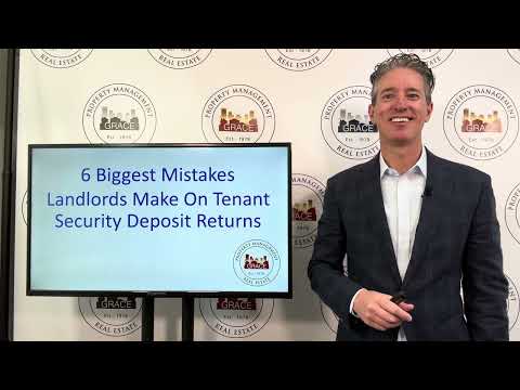 Top Reasons Landlords Get Sued By Tenants On Security Deposit Mistakes - See below for 2025 update