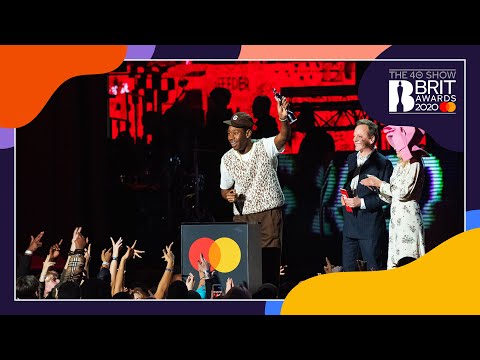 Tyler, The Creator wins International Male Solo Artist | The BRIT Awards 2020