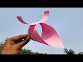 How To Make Glider Paper Airplane Paper Circle Plane That Fly All Day Handmade Paper Airplane
