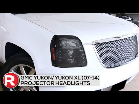 DIY Install: Spec-D Projector Headlights GMC Yukon/Yukon XL (07-14) w/ LED DRL Strip - Black/Chrome