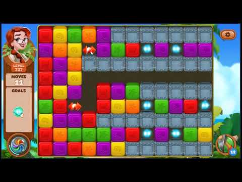 Lost Island Blast Adventure Level 737 - NO BOOSTERS 🏝️ | SKILLGAMING ✔️