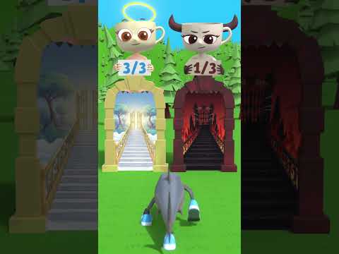 POV HEAVEN vs HELL OOVERLOAD Challenge - TUNG SAHUR vs SPYDERINI (Steal a Brainrot)