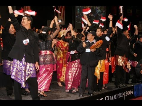 Elfa Singers - World Champion (INDONESIA JUARA) Jazz & Pop Choir Category, China 2006