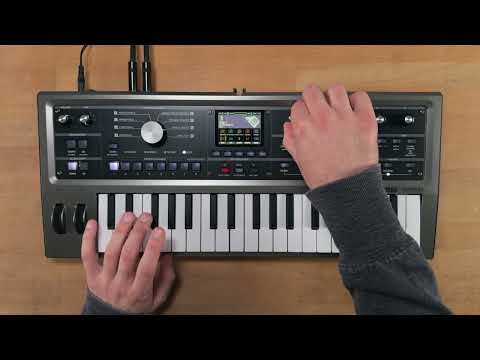 Демонстрация звучания синтезатора-вокодера Korg microKORG2