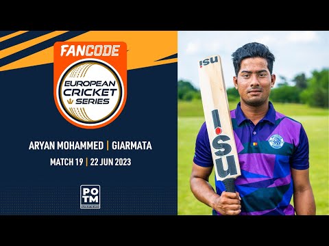 POTM: A.Mohammed - TRA vs GIA | Highlights | FanCode ECS Romania | 22 June 2023 | ECS23.493