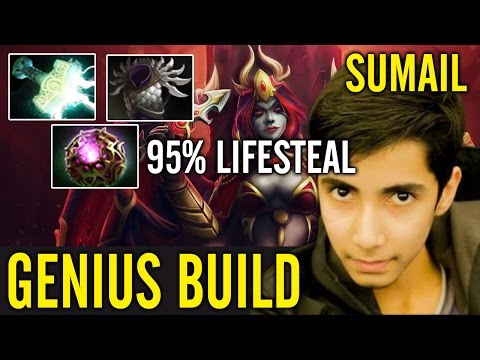 WTF AMAZING Build SUMAIL 95% Spell LifeSteal PURE GENIUS Dota 2 7.00