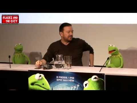 Muppets Most Wanted Constantine The Bad Guy & Ricky Gervais