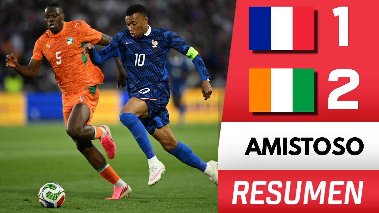 COSTA DE MARFIL sorprende y DERROTA a FRANCIA | Amistosos