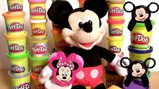 Play Doh Mickey & Minnie Stamp & Cut Mickey Mouse Clubhouse Disney Junior Channel by BluToys